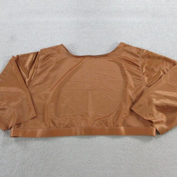 SKIMS Arm Shaper Top Womens 4X Brown Barely There Open Bust Top Plus NWOT - Picture 3 of 8